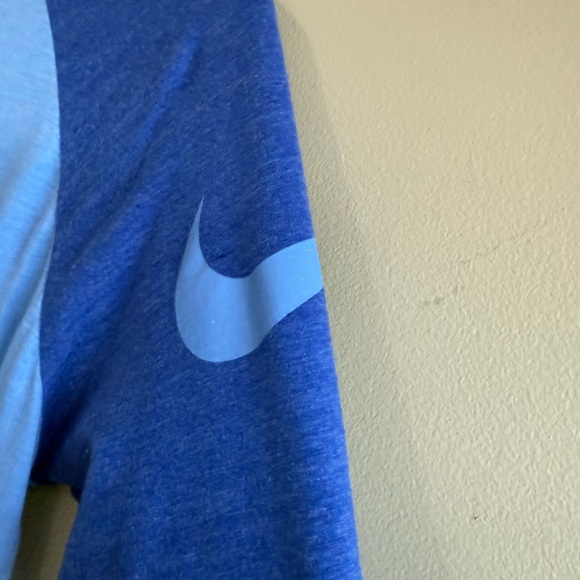 Nike Light Blue Kansas City Royals 3/4 Baseball T-Shirt - Picture 4 of 9